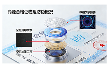 上海尚源防偽打造品質憑證安全防線