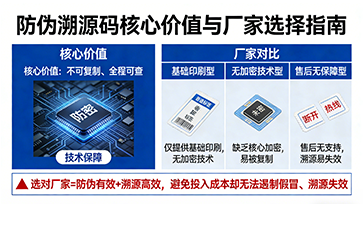做防偽溯源碼，認準靠譜廠家，避開選型誤區
