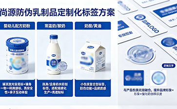 乳制品防偽標簽：守護舌尖安全，筑牢品牌信任防線